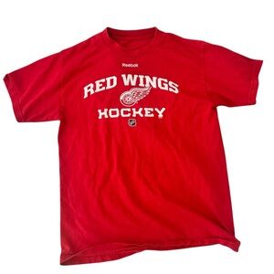 Reebok Red Wings Hockey Red Shirt